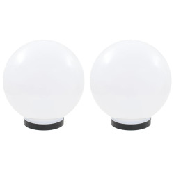 Sada 2 ks zahradních kulovitých LED lamp KALVIN