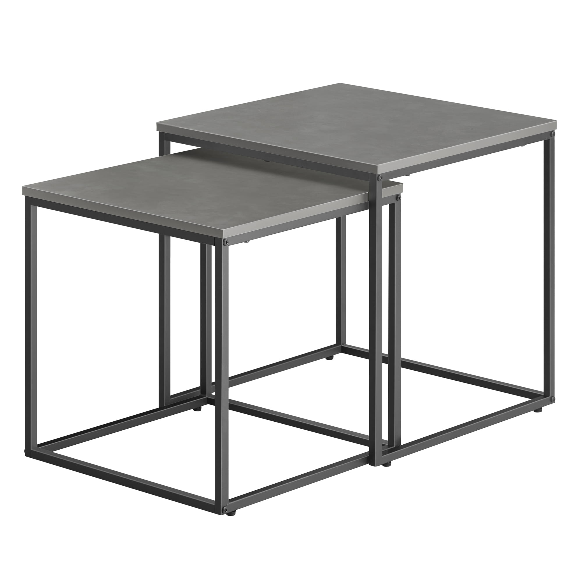 Sada 2ks konferenčních stolků QUADRO, šedé