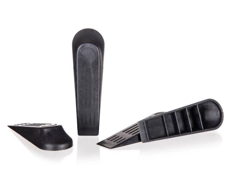 Sada dveřních zarážek 4 ks, černé