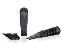 Sada dveřních zarážek 4 ks, černé