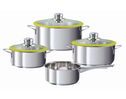 Sada hrnců (7 dílů) Kiwi, zelená