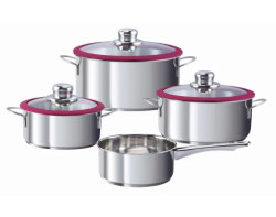 Sada hrnců (7 dílů) Berry, vínová