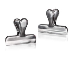 Sada klipsů na sáčky (2 ks) Akcent, nerez