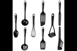 Sada kuchyňského náčiní Tefal Bienvenue 9 ks K001S925 Černá