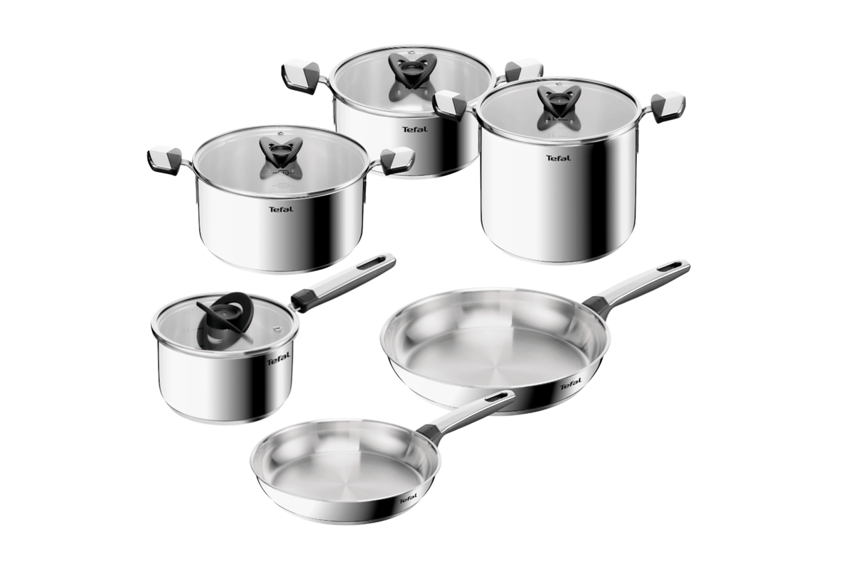 Sada nádobí Tefal Emotion+ 10 ks E335SA45