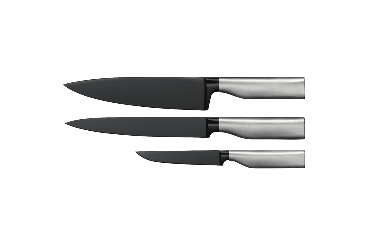 Sada nožů WMF Ultimate Black 1880119992 3 ks 12, 20 a 20 cm