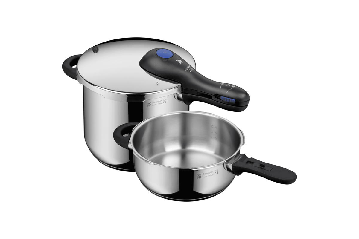 Sada tlakových hrnců WMF Perfect Plus One 6 a 3 l 794469990 Nerezový/Černý