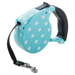 Samonavíjecí vodítko pro psa GUID, světle modré