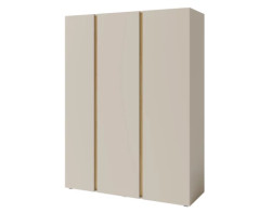 Šatní skříň Lucky, 145 cm, béžová/olejovaný dub