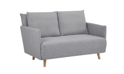 Šedá rozkládací pohovka WILLY