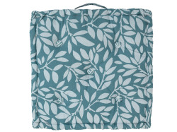 Sedací polštář na zem LINGE 45x43 cm, modrý