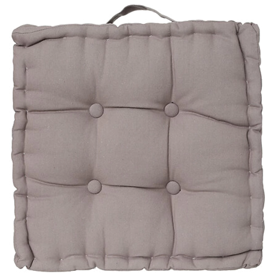 Sedací polštář na zem PADRA 40x40 cm, šedý