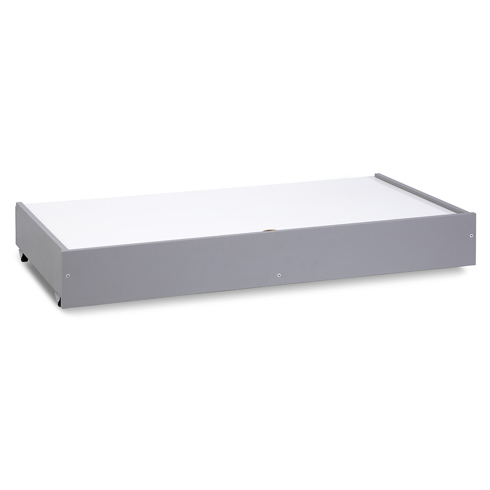 Šedý dětský úložný box VALLE 60 x 120 cm