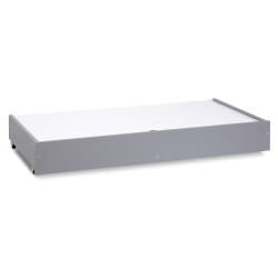 Šedý dětský úložný box VALLE 60 x 120 cm