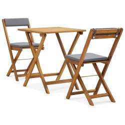 Šedý skládací set FRANKIE