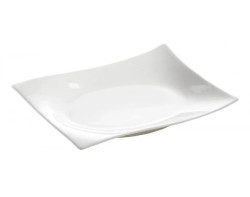 Servírovací podnos/talíř Motion 20x15 cm, bílý