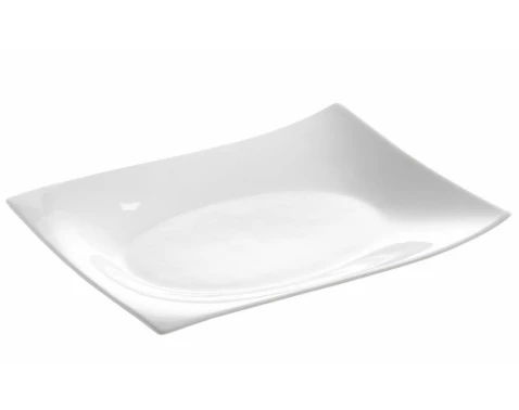 Servírovací podnos/talíř Motion 30x22 cm, bílý