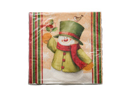 Servírovací ubrousky SNOWMAN, 20 ks