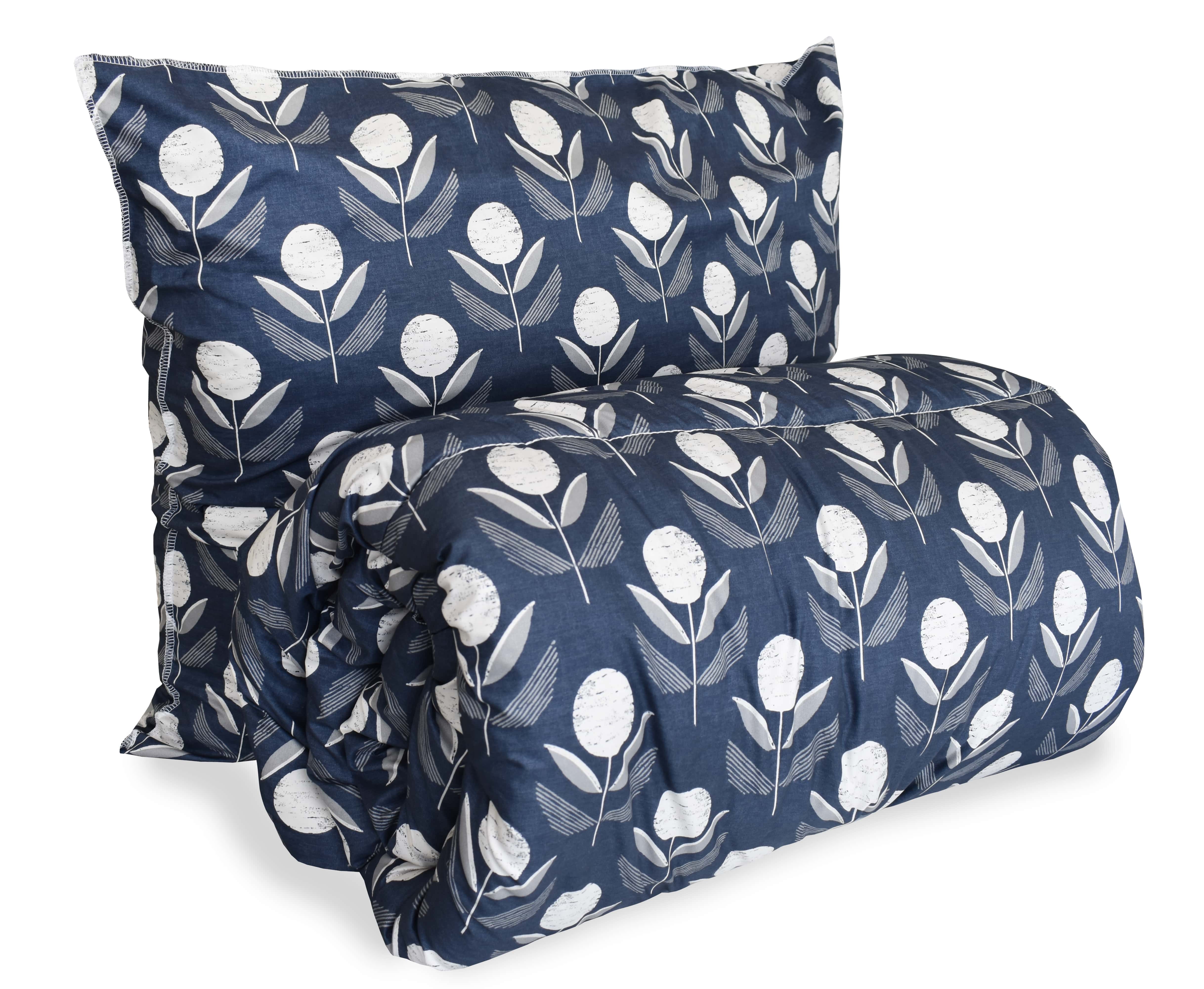 Set celoroční přikrývky 140 x 200 cm s polštářem 70 x 90 cm NOCTIS