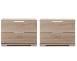 Set nočních stolků (2 ks) Easy Plus, dub sonoma