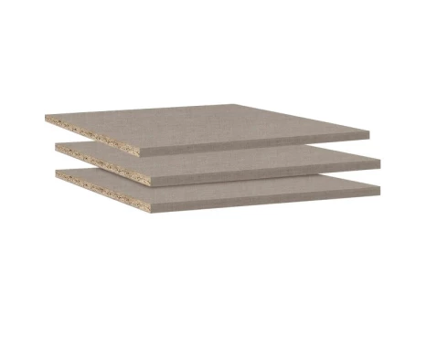 Set polic do skříně 43 cm 3 ks