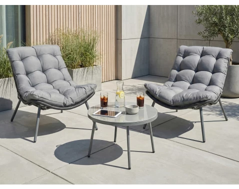 Set zahradního nábytku Trapani, 3dílný