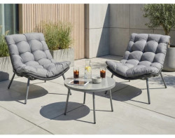 Set zahradního nábytku Trapani, 3dílný