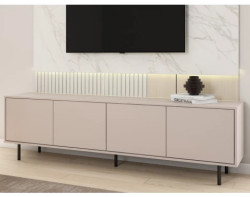 Široká TV skříňka Flax, 200 cm, béžový kašmír