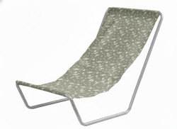 Skládací plážové lehátko SAND FLOWERS, zelené