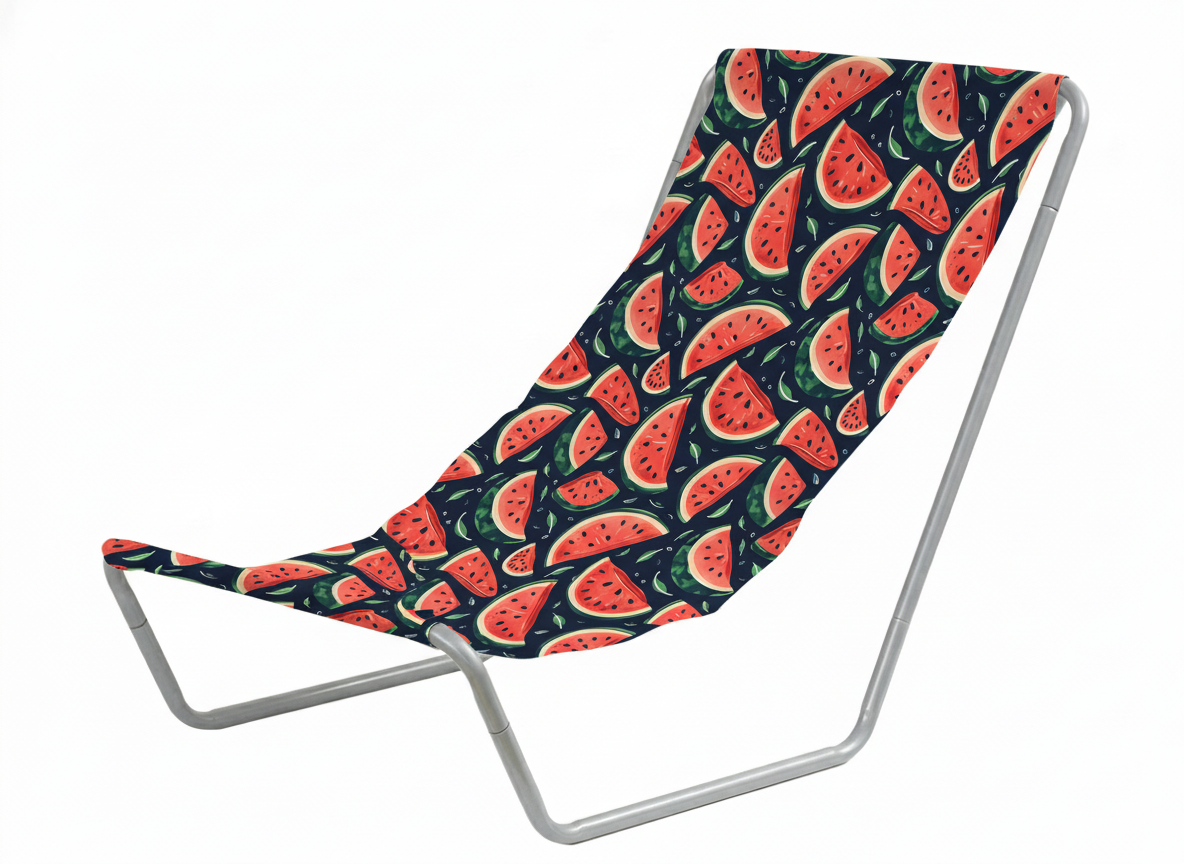 Skládací plážové lehátko SAND MELON, barevné