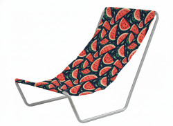 Skládací plážové lehátko SAND MELON, barevné