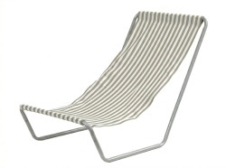 Skládací plážové lehátko SAND STRIPES, zelené