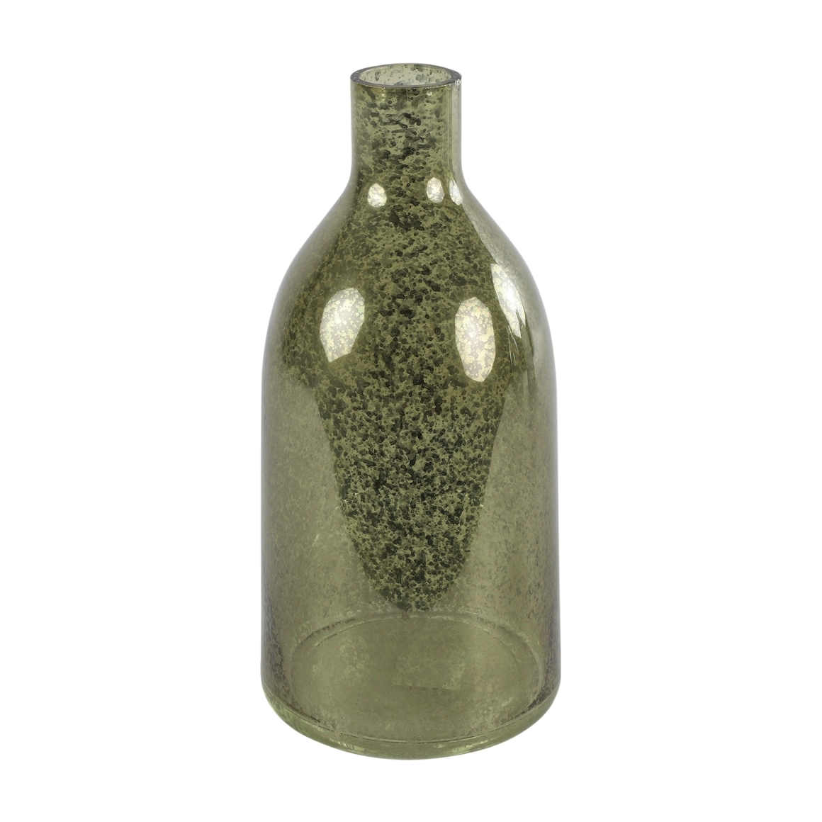 Skleněná váza ALIDA zelená - více velikostí Velikost: S