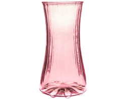 Skleněná váza Nigella 23,5 cm, růžová