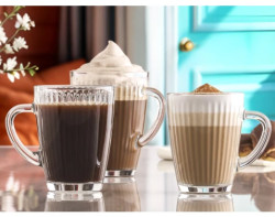 Skleněný hrnek Nordic Line, 400 ml