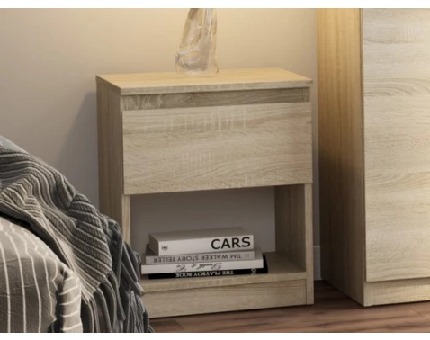 Skříňka/noční stolek Carlos 40 cm, dub sonoma