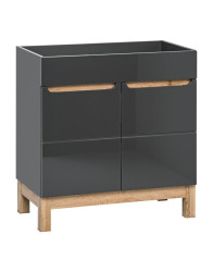 Skříňka pod umyvadlo 60 cm (BALI GRAFIT 820-60D FSC)