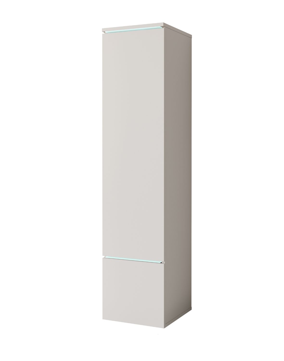 Sloupková skříňka do obývacího pokoje stojící/závěsná Vera kašmírová (VRBK001+LED)