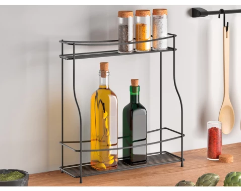 Stojan na dochucovadla a kořenky Balsamico Lava TouchTherm 2, černý