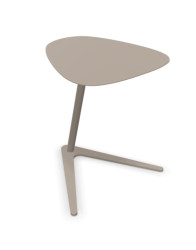 Stolek Semu s kovovou deskou