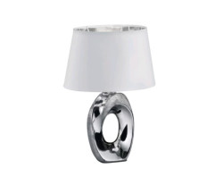 Stolní lampa Taba 33 cm, chromová