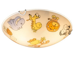 Stropní dětské osvětlení Kiddy 30 cm, zvířátka