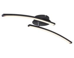 Stropní LED osvětlení Tansy 59 cm, černé