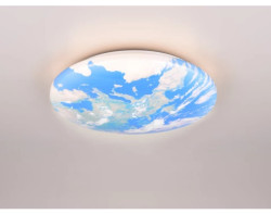 Stropní LED osvětlení Terra 37 cm, motiv Země