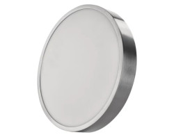 Stropní/nástěnné LED osvětlení Nexxo 30 cm, broušený nikl, kulaté