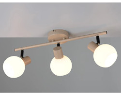 Stropní/nástěnné osvětlení Boba, béžová, 3 svítidla