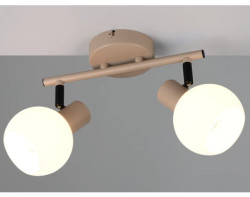 Stropní/nástěnné osvětlení Boba, béžová, 2 svítidla