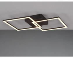 Stropní/nástěnné osvětlení Trail 60 cm, černý kov