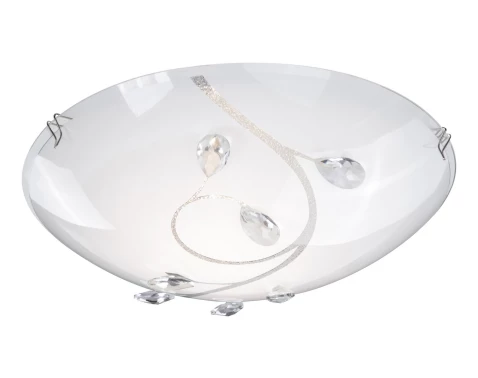 Stropní osvětlení Burgundy 25 cm, s imitací křišťálů