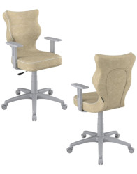 Studentská židle Duo, šedá podstava, výška postavy 159-188 cm, velikost 6